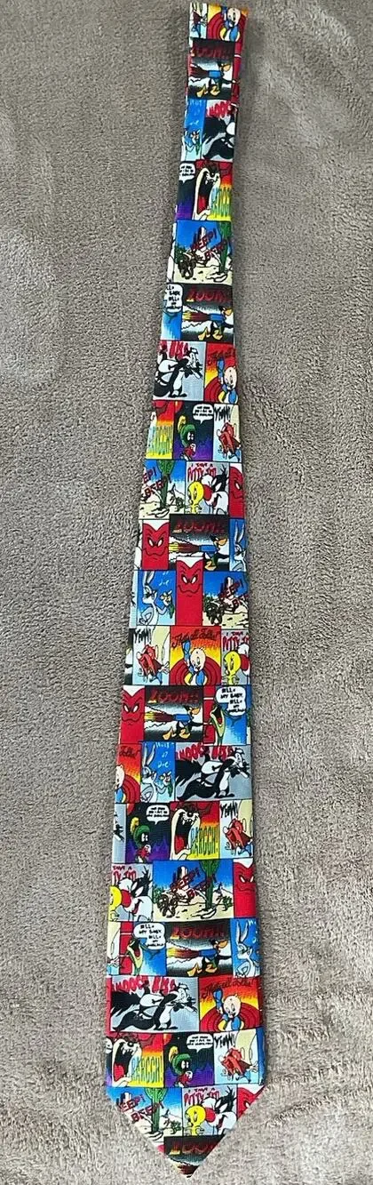 Warner Bros. Looney Tunes Neck Tie 57” Long 3 3/4” Wide